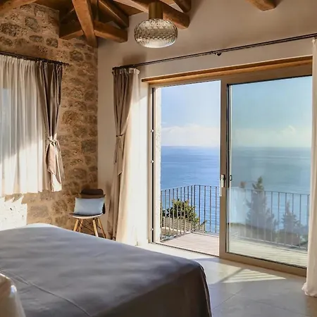 ヴィラ Seaview In Apollonii Lefkada *