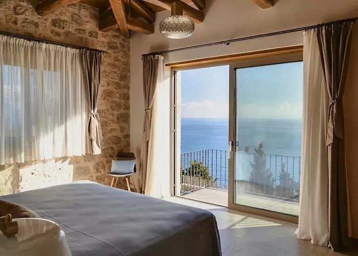 ヴィラ Seaview In Apollonii Lefkada *