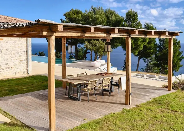 ヴィラ Seaview In Apollonii Lefkada Athánion